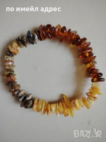 Гривна кехлибар микс , снимка 1