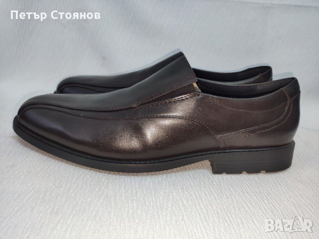Уникално леки и удобни мъжки обувки от естествена кожа ROCKPORT №48
