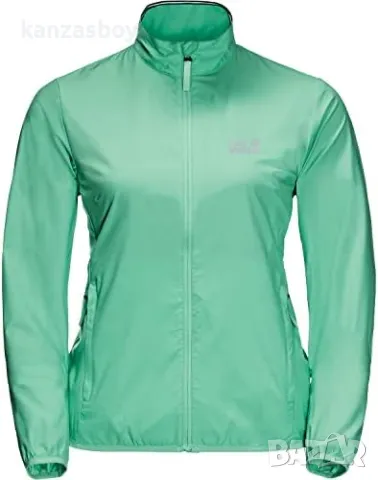 Jack Wolfskin Womens Jwp Wind W Pacific Green - страхотна дамска ветровка КАТО НОВА ХС, снимка 1 - Якета - 47610741