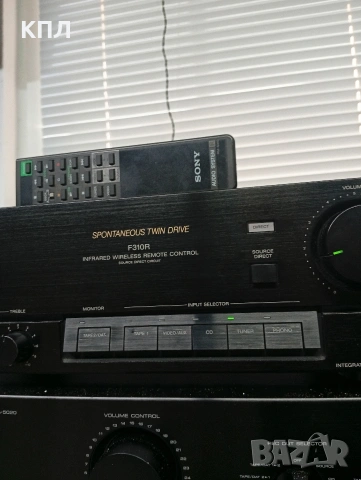 Усилвател SONY TA-F 310 + дистанционно управление , снимка 3 - Ресийвъри, усилватели, смесителни пултове - 53721683