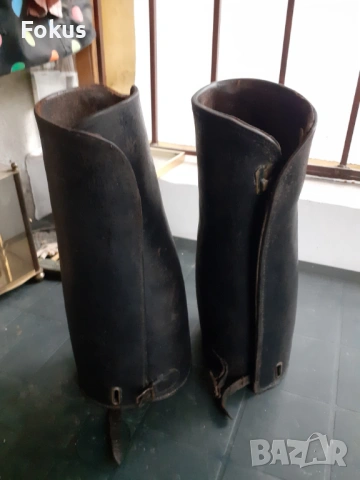 Стари царски кожени кавалерийски гети, гамаши