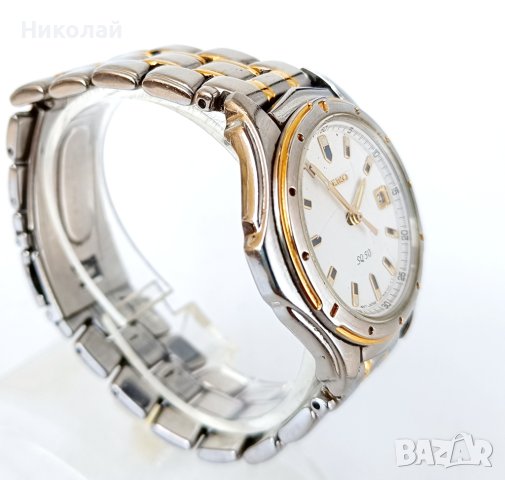SEIKO SQ50 - оригинален японски кварцов часовник , снимка 4 - Мъжки - 41627920