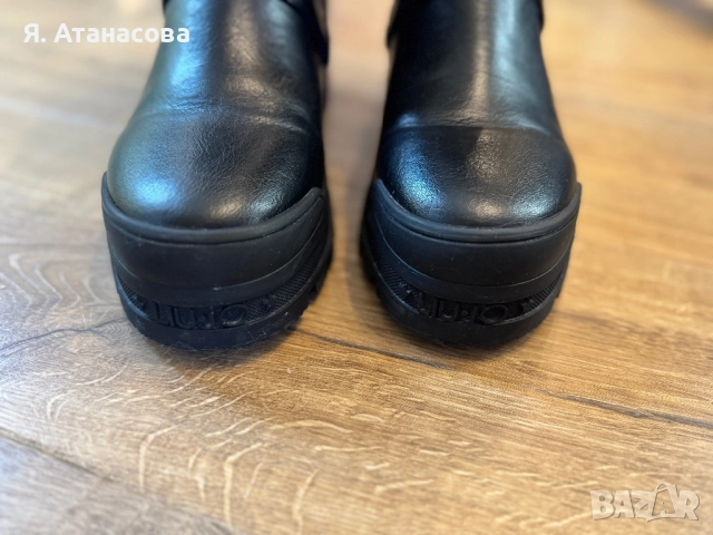 Liu Jo Боти Kelly от еко кожа, Черен - Оригинални, снимка 8 - Дамски боти - 52955092