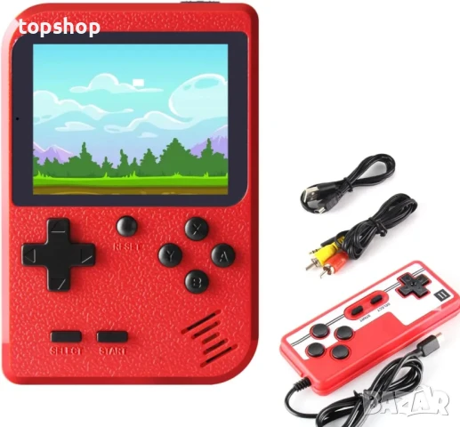 НОВА, ТЕСТВАНА, ПЕРФЕКТНА игрова конзола с класически 500 игри ETPARK, 3" IPS екран, преносима...., снимка 4 - Nintendo конзоли - 50502033