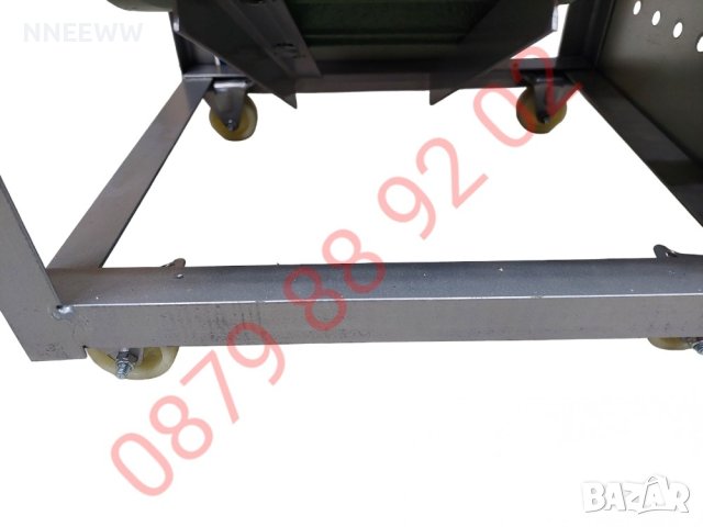 Алуминиева месомелачка №32 с колела, мелачка за месо с мотор и стойка, снимка 8 - Месомелачки - 42467765