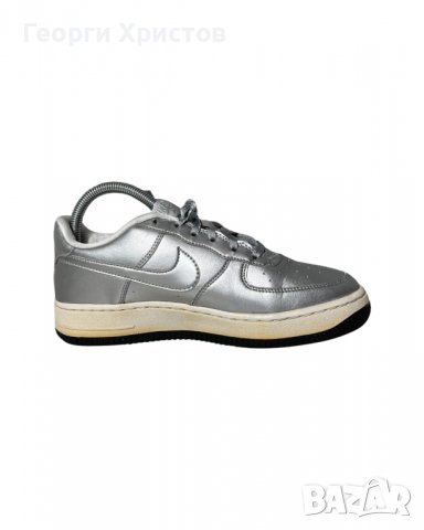 Nike Air Force 1 Low Metallic Silver GS Дамски маратонки, снимка 2 - Маратонки - 39665145