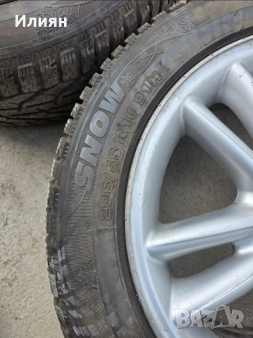 Зимни гуми с джанти за Мерцедес , снимка 5 - Гуми и джанти - 52419526