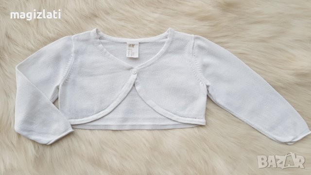 Бебешка жилетка болеро H&M 9-12месеца , снимка 4 - Жилетки и елечета за бебе - 42222218