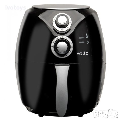 Фритюрник с горещ въздух Air Fryer Voltz/Rosberg V51980C, 1600W, 2.6 литра, 80°C~200°C, Таймер, снимка 1 - Фритюрници - 41919502