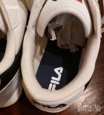 FILA Оригинал Нови Мъжки Кожени Маратонки 45, снимка 4 - Маратонки - 56121701