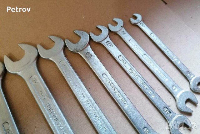 RAHSOL No.5 Germany (GEDORE) - 11 броя PROFI гаечни ключове: 6 - 28 mm !! ORIGINAL RAHSOL GERMANY !!, снимка 6 - Гедорета - 34468779