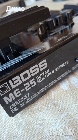 Китарен процесор BOSS ME 25 като нов, снимка 4 - Китари - 53535349