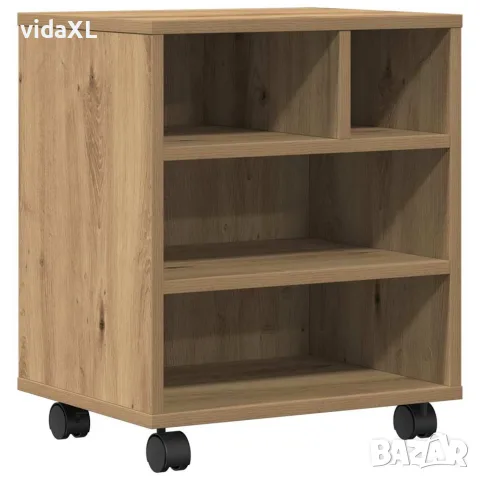 vidaXL Стойка за принтер Дъб артизан 41 x 32 x 48 см