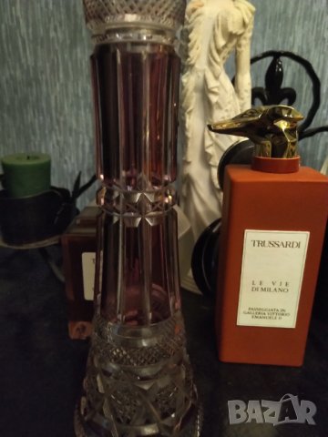 АРТ ДЕКО изумителна кристална ваза , снимка 4 - Декорация за дома - 42735836