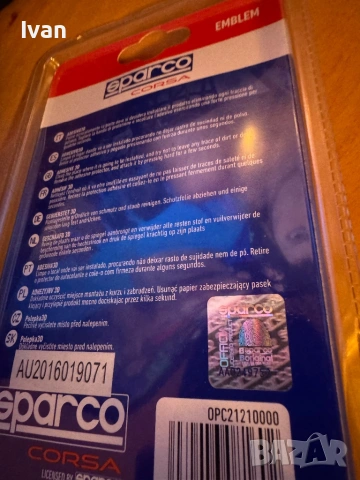 Тунинг стикер Sparco progetto Corsa, снимка 3 - Аксесоари и консумативи - 53758563