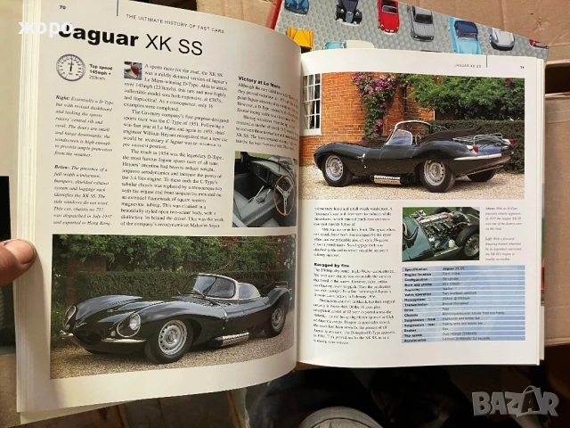 Книга за историята на спортните коли , снимка 5 - Специализирана литература - 50585693