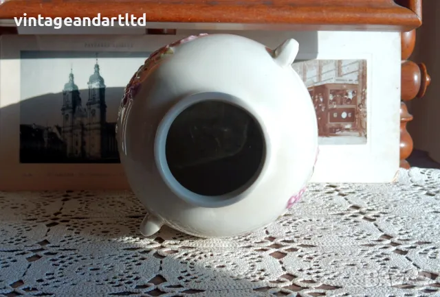 Колекционерска ваза, Rosa Ljung, Швеция, перфектна, снимка 5 - Антикварни и старинни предмети - 47464823