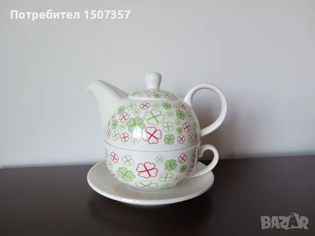 Чайник и чаша - 2 в 1, снимка 3 - Чаши - 56142109