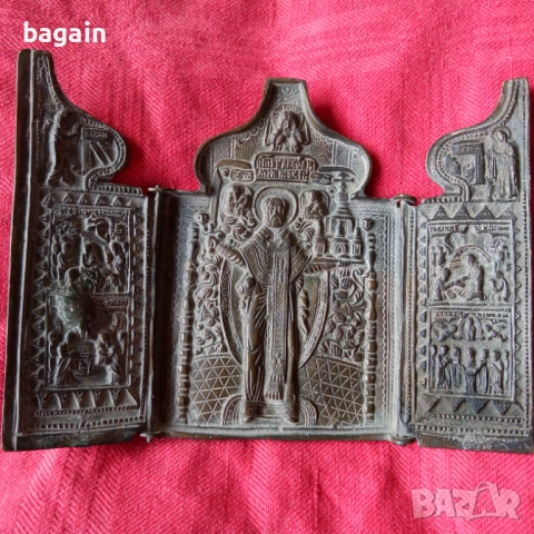 Руски бронзов триптих, Св. Николай.