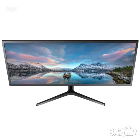 НОВ 34" Монитор Ultra Wide QHD, 60Hz, 4ms, DisplayPort, FreeSync, Dark Blue Gray, LS34J550WQRXEN, снимка 9 - Монитори - 49439000