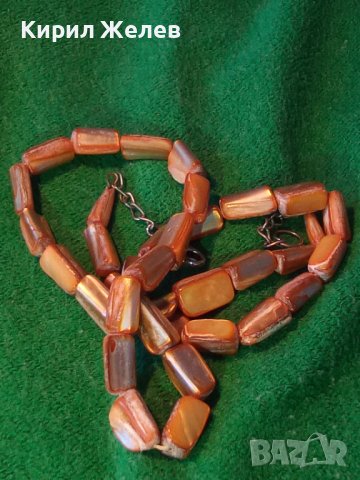 СКЪПОЦЕННО СЕДЕФЕНО АРТ КОЛИЕ КРАЛСКИ СЕДЕФ ХЕНД МЕЙД БИЖУ 34727, снимка 2 - Колиета, медальони, синджири - 39197182