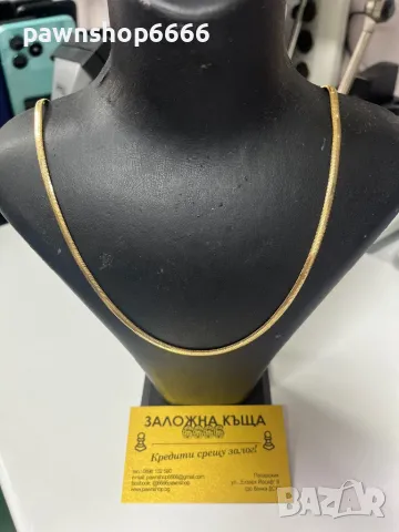 Златно колие 14 карата , снимка 2 - Колиета, медальони, синджири - 48189010