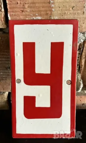 Рядка емайлирана табела УЧЕБЕН УЧЕБНА КОЛА  учебен автомобил от 80те - за твоята фирма  или колекция