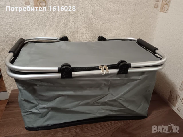 Хладилна чанта Faltbarer Thermo-Einkaufskorb Сгъваема пазарска кошница за пикник плаж, снимка 8 - Хладилни чанти - 51159655