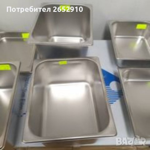 Чисто нови гастронорми/тави/ и капаци от неръждаема стомана! ТОП Цена 10лв/5,11€, снимка 12 - Кутии за храна - 40975912