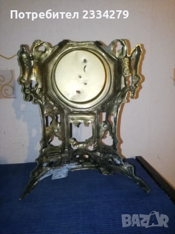 Стари каминни часовници, настолни флоренциански, бароков стил, работещио , снимка 2 - Антикварни и старинни предмети - 53066527