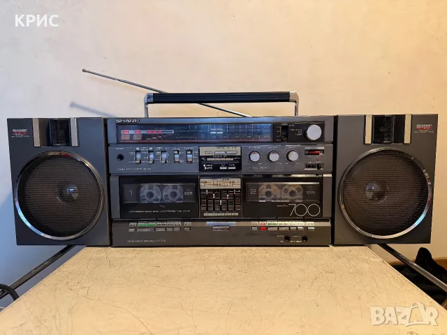 SHARP GF-700ZD Boombox, снимка 2 - Радиокасетофони, транзистори - 55861386