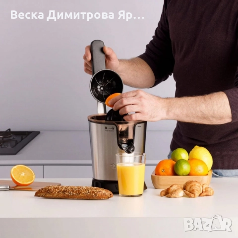 Професионална сокоизстисквачка Taurus Easy Press 1000 Legend – 1000W AC мотор и неръждаема стомана, снимка 2 - Сокоизстисквачки и цитрус преси - 51620121