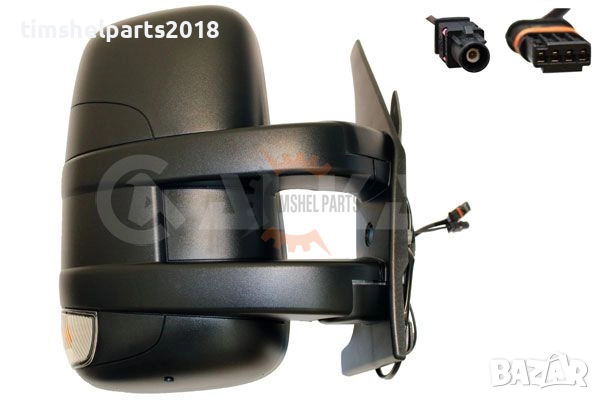  Ръчно Огледало с Антена "Късо рамо" за Iveco Daily 2006-2011 год. - Пасажерска страна, снимка 2 - Части - 52432121