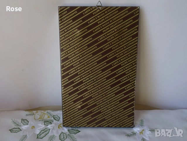 Красоти , изкуство от Италия, картина 3D Capodimonte, Кутия Bassano, снимка 8 - Антикварни и старинни предмети - 51556186