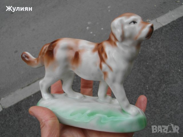  СТАР ПОРЦЕЛАН КУЧЕ IZIDA ИЗИДА КАРАКАЧАНСКА ОВЧАРКА, снимка 3 - Антикварни и старинни предмети - 40369072