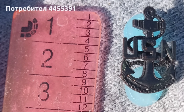 Значка на военоморски сили САЩ, снимка 3 - Други ценни предмети - 51503958