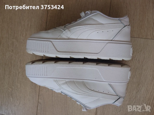 Puma бели олекотени кецове , снимка 2 - Маратонки - 51277445