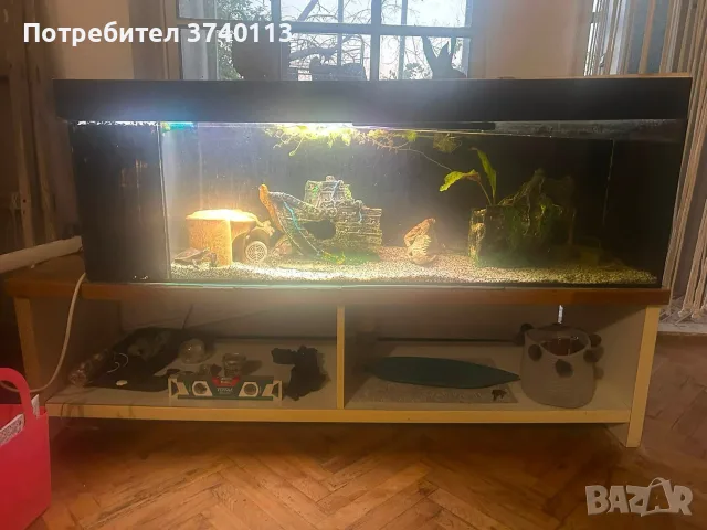 аквариум със вграден съмп 224 литра