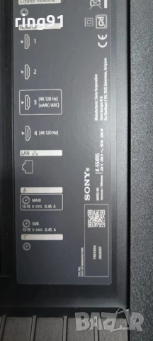 LED Driver - 102378711 (102378611) TV Sony K-55XR5, снимка 4 - Части и Платки - 52623769