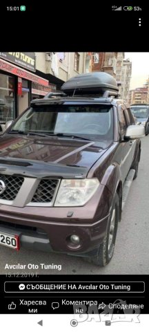 Сенник предно стъкло nissan navara тип козирка офроуд джип, снимка 1