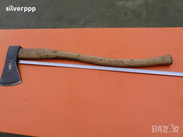  Огромен стар кован топор - 599 , снимка 4 - Други ценни предмети - 53302920
