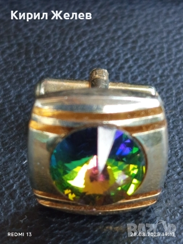 Винтидж бутонели позлатени с фацетиран кристал за КОЛЕКЦИЯ ДЕКОРАЦИЯ 50126, снимка 3 - Други ценни предмети - 51526501