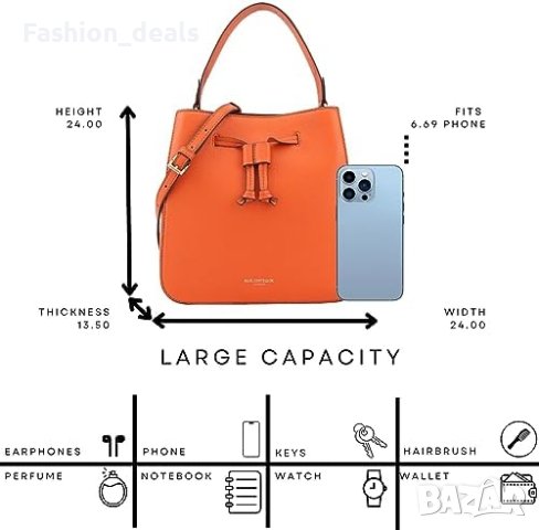 Нова Paul Costelloe Многофункционална чанта естествена кожа Жени Подарък, снимка 3 - Чанти - 42441996