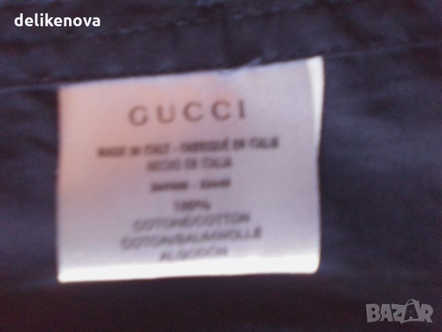 Gucci. Original. Size M Дамска риза от памук, снимка 11 - Ризи - 33931368