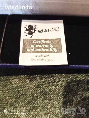 Колие със Сваровски кристали -10e, снимка 7 - Колиета, медальони, синджири - 49940258