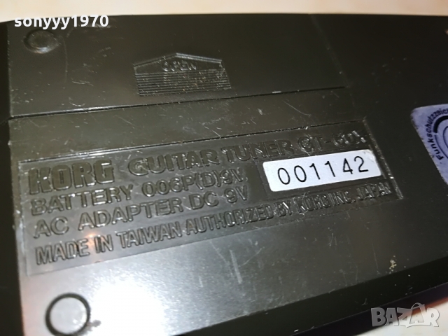 KORG GT-60X GUITAR TUNER-ВНОС SWISS 1503221019, снимка 18 - Други - 36109274