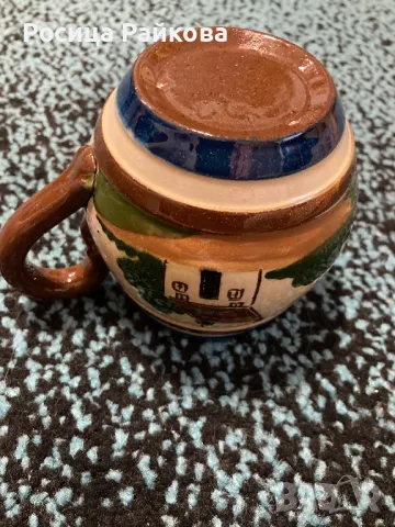 Винтидж Керамичен съд / каничка, снимка 4 - Антикварни и старинни предмети - 48451002
