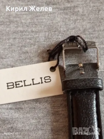 Чисто нов дамски часовник BELLIS QUARTZ с кожена каишка стилен дизайн 49820, снимка 4 - Дамски - 49661715