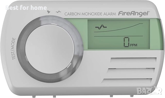 FireAngel CO-9D цифров дисплей за аларма за въглероден оксид