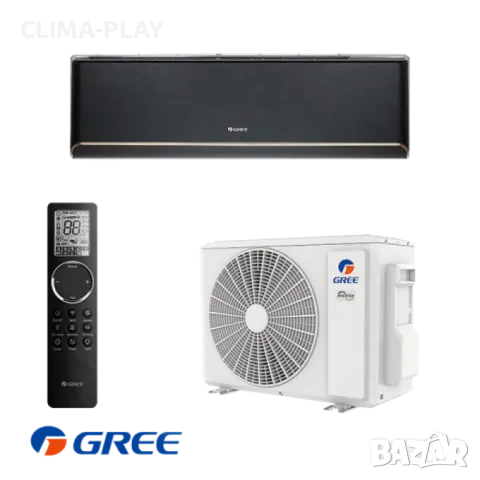 Инверторен климатик GREE AIRY GWH09AVCXB-K6DNA1B / K6DNA1B - BLACK, снимка 1